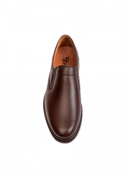 Casual Chocolate Brown Loafers – Piele Naturală, Design Elegant, Confort Maximal [1]