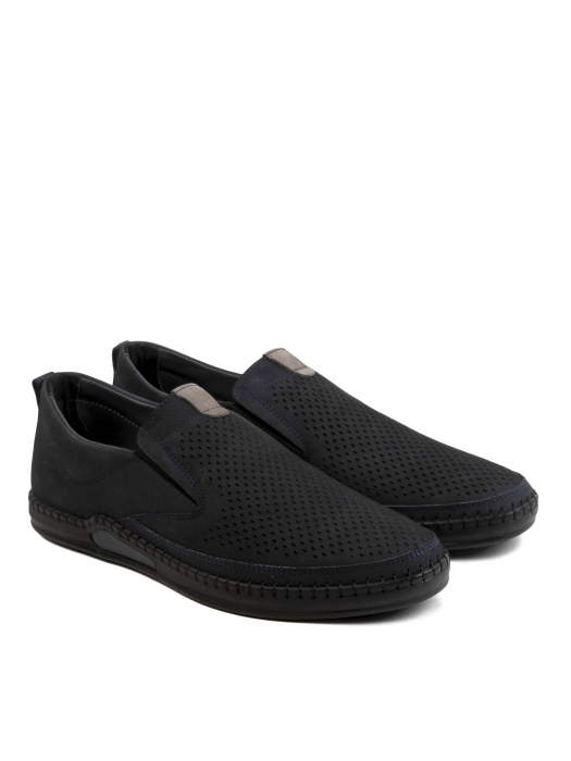 Casual Dark space Blue Airy Loafer – Piele Naturală, Construcție Manuală, Detalii Exclusiviste [3]