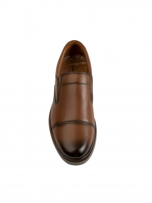 Casual Radiant Ginderbread Brown Loafers – Piele Naturală, Design Elegant, Confort Maximal [1]
