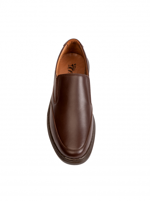 Dark Chocolate Brown Loafers – Piele Naturală, Design Elegant, Confort Maximal [1]