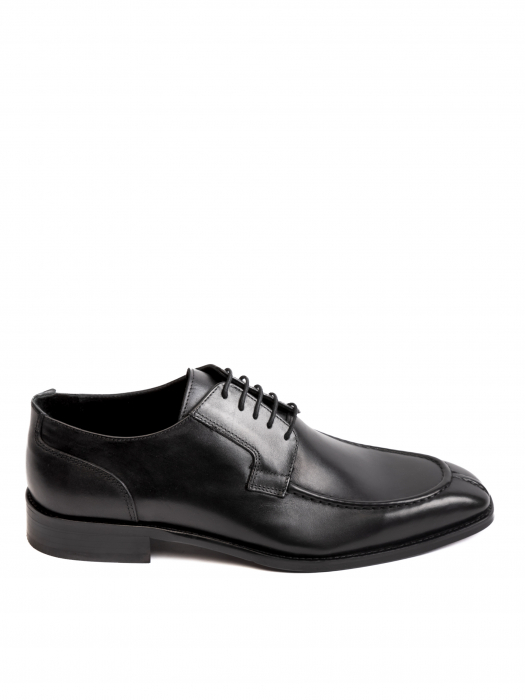 Derby Textured Black – Piele Naturală, Confort Premium, Talpă Rezistentă [2]