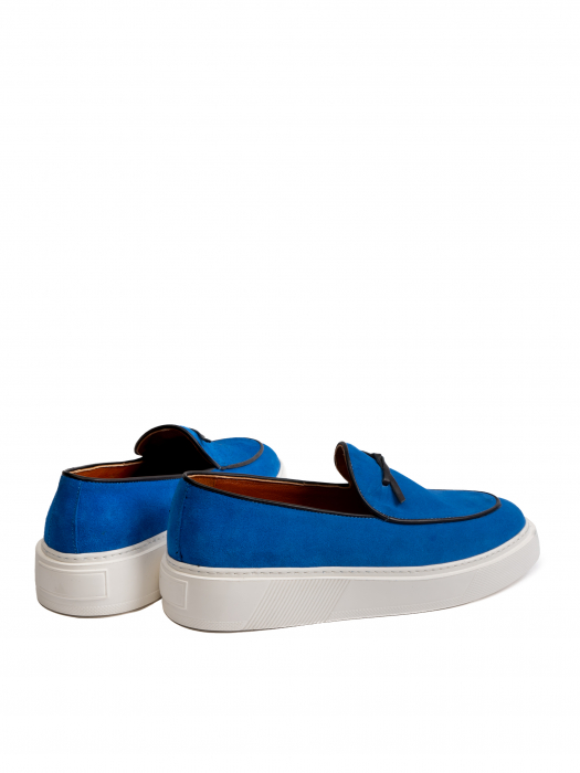 Egyptian Blue Loafers – Piele Naturală, Design Elegant, Confort Maximal [4]