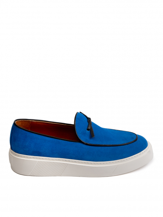 Egyptian Blue Loafers – Piele Naturală, Design Elegant, Confort Maximal [3]