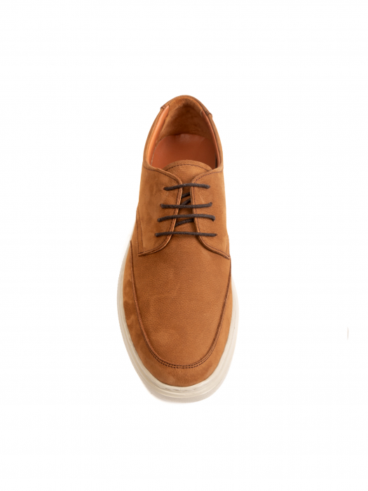 Ochre Orange Derby – Piele Naturală, Confort Premium, Talpă Rezistentă [1]