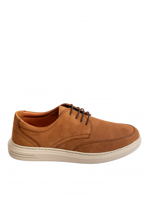 Ochre Orange Derby – Piele Naturală, Confort Premium, Talpă Rezistentă [2]