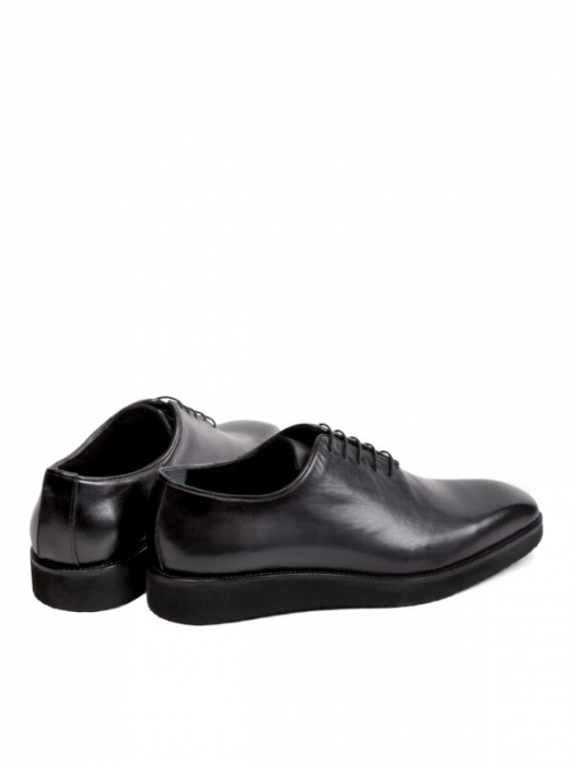 Oxford All Black – Piele Italiană, Talpă Ușoară EVA [4]