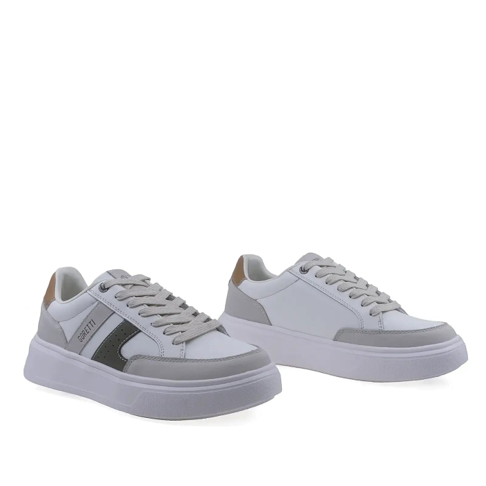 Pantofi barbati casual bej din piele naturala Goretti cu talpa usoara [2]