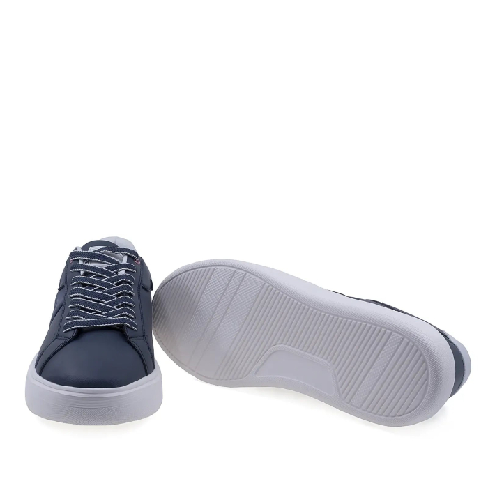 Pantofi barbati casual bleumarin din piele naturala Goretti cu talpa usoara [4]