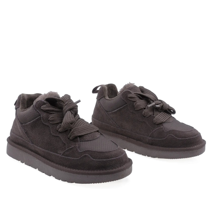 Pantofi Dama Casual Anna Viotti Piele Intoarsa D114-PK2690-1 Coffee [2]