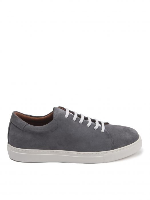 Steel Gray Sneakers – Piele Naturală, Construcție Manuală, Detalii Exclusiviste [2]