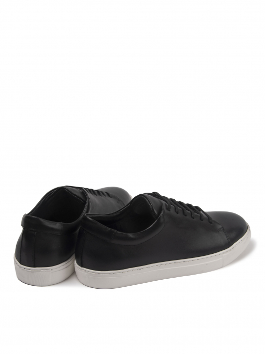 Textured Black sneakers – Piele Naturală, Construcție Manuală, Detalii Exclusiviste [4]