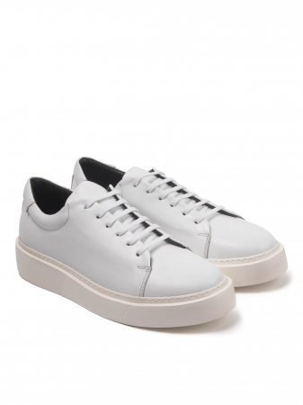 All White Sneakers – Piele Naturală, Construcție Manuală, Detalii Exclusiviste [2]