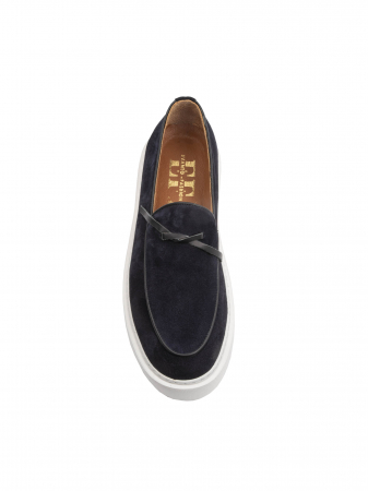Loafers - Black and White Loafers – Piele Naturală, Design Elegant, Confort Maximal