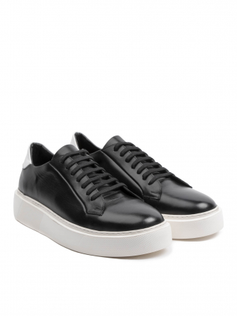 Black and White sneakers – Piele Naturală, Construcție Manuală, Detalii Exclusiviste [3]