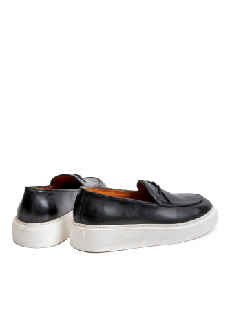 Black Top Loafers – Piele Naturală, Design Elegant, Confort Maximal [3]