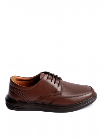 Caramel Brown Derby – Piele Naturală, Confort Premium, Talpă Rezistentă [1]