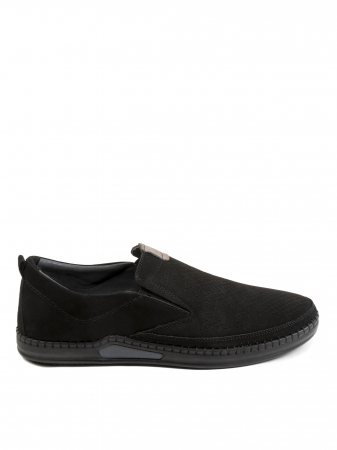 Casual Airy All Black Loafer – Piele Naturală, Construcție Manuală, Detalii Exclusiviste [1]