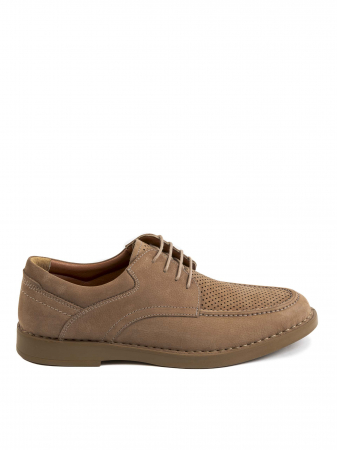 Casual Airy Ecru Yellow Derby – Piele Naturală, Confort Premium, Talpă Rezistentă [1]