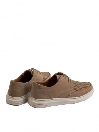 Casual Airy Ecru Yellow Derby – Piele Naturală, Confort Premium, Talpă Rezistentă [3]