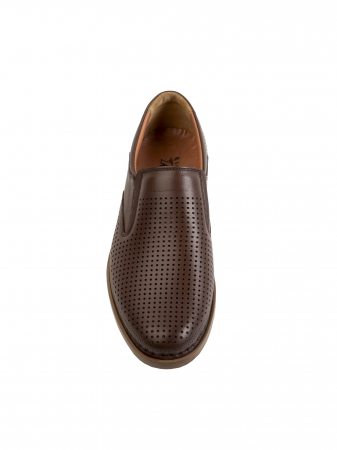 Loafers - Casual Airy Walnut Loafers – Piele Naturală, Design Elegant, Confort Maximal