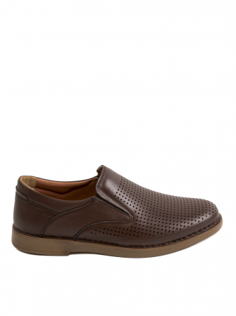 Casual Airy Walnut Loafers – Piele Naturală, Design Elegant, Confort Maximal [1]