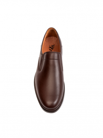 Loafers - Casual Chocolate Brown Loafers – Piele Naturală, Design Elegant, Confort Maximal