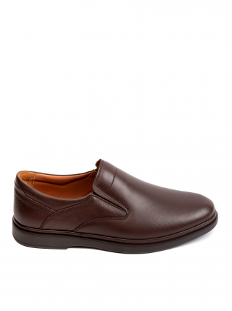Casual Chocolate Brown Loafers – Piele Naturală, Design Elegant, Confort Maximal [1]