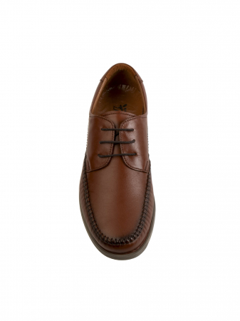 Derby - Casual Cinnamon Brown Derby – Piele Naturală, Confort Premium, Talpă Rezistentă