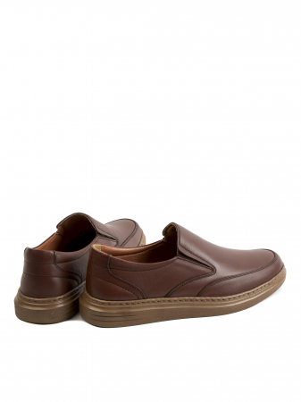 Casual Clay Brown Loafers – Piele Naturală, Design Elegant, Confort Maximal [3]