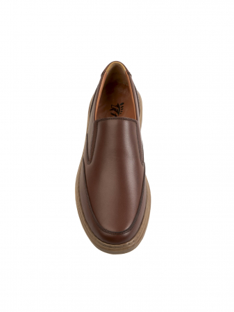 Loafers - Casual Clay Brown Loafers – Piele Naturală, Design Elegant, Confort Maximal