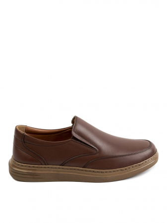 Casual Clay Brown Loafers – Piele Naturală, Design Elegant, Confort Maximal [1]