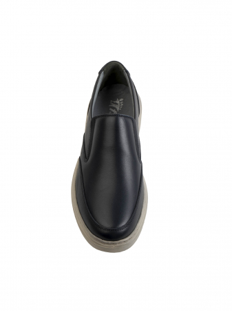 Loafers - Casual Dark Space Blue Loafers – Piele Naturală, Design Elegant, Confort Maximal