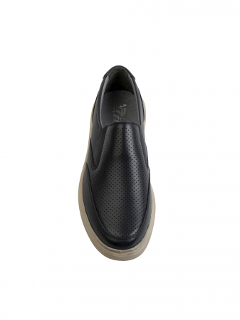 Loafers - Casual Dark Space Blue Loafers – Piele Naturală, Design Elegant, Confort Maximal