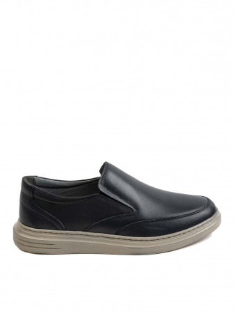 Casual Dark Space Blue Loafers – Piele Naturală, Design Elegant, Confort Maximal [1]