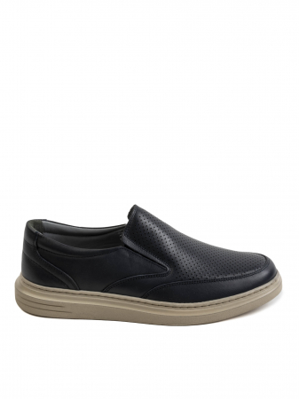 Casual Dark Space Blue Loafers – Piele Naturală, Design Elegant, Confort Maximal [1]