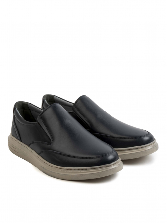 Casual Dark Space Blue Loafers – Piele Naturală, Design Elegant, Confort Maximal [2]
