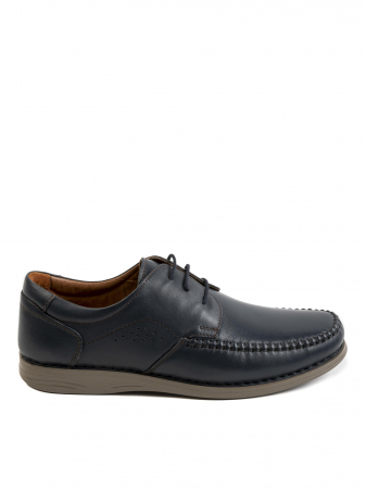 Casual Peacock blue Derby – Piele Naturală, Confort Premium, Talpă Rezistentă [1]