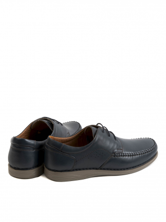 Casual Peacock blue Derby – Piele Naturală, Confort Premium, Talpă Rezistentă [3]