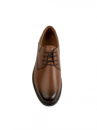 Derby - Casual Radiant Ginderbread Brown Derby – Piele Naturală, Confort Premium, Talpă Rezistentă