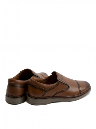 Casual Radiant Ginderbread Brown Loafers – Piele Naturală, Design Elegant, Confort Maximal [3]