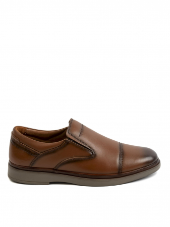 Casual Radiant Ginderbread Brown Loafers – Piele Naturală, Design Elegant, Confort Maximal [1]