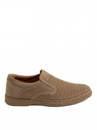 Casual Sepia Brown Airy Loafers – Piele Naturală, Design Elegant, Confort Maximal [1]