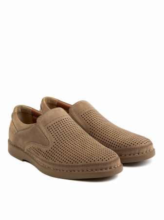 Casual Sepia Brown Airy Loafers – Piele Naturală, Design Elegant, Confort Maximal [2]