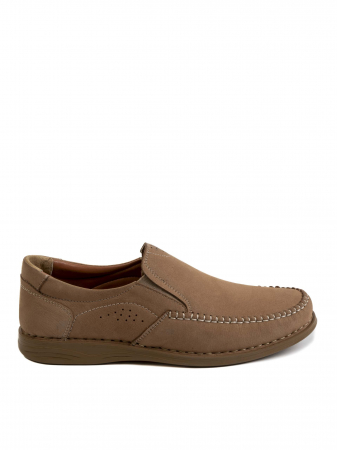 Casual Sepia Brown Airy Loafers – Piele Naturală, Design Elegant, Confort Maximal [1]