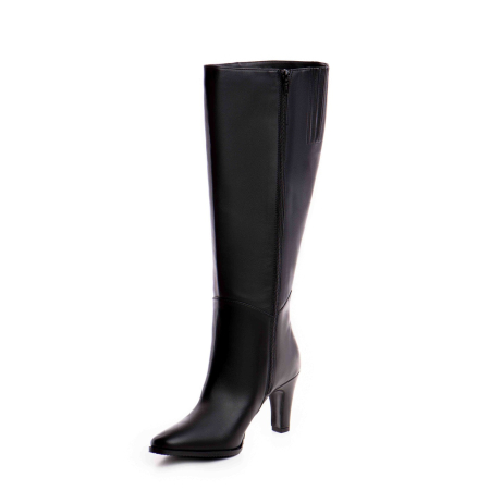 Cizme damă din piele naturală nappa neagră – Model 3655 [4]
