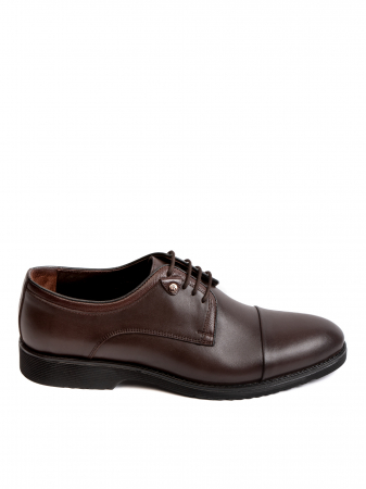 Dark Chocolate Brown Derby – Piele Naturală, Confort Premium, Talpă Rezistentă [1]
