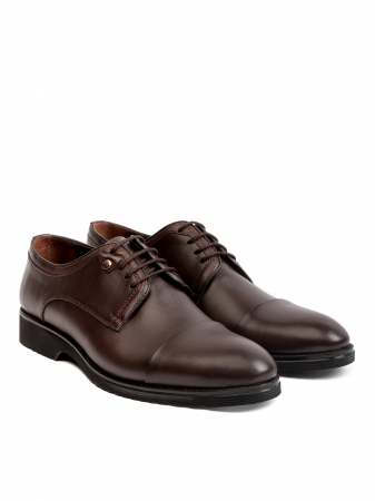Dark Chocolate Brown Derby – Piele Naturală, Confort Premium, Talpă Rezistentă [2]