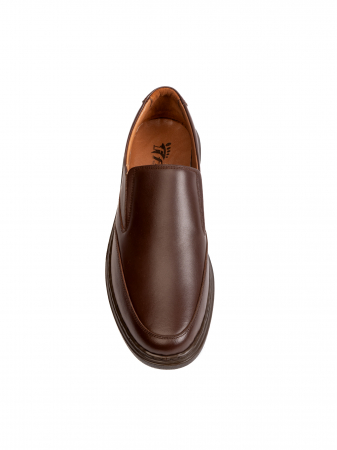 Loafers - Dark Chocolate Brown Loafers – Piele Naturală, Design Elegant, Confort Maximal