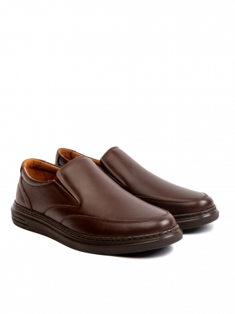 Dark Chocolate Brown Loafers – Piele Naturală, Design Elegant, Confort Maximal [2]