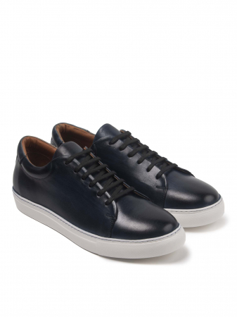 Dark Space Blue Sneakes – Piele Naturală, Construcție Manuală, Detalii Exclusiviste [2]